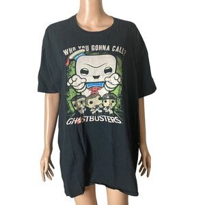ghostbusters t-shirt mens 2xl funko pop stay puft